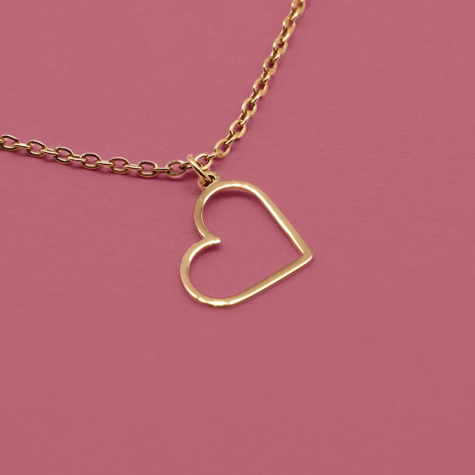 Halskette SELECTION Herz, vergoldet boonbirds®